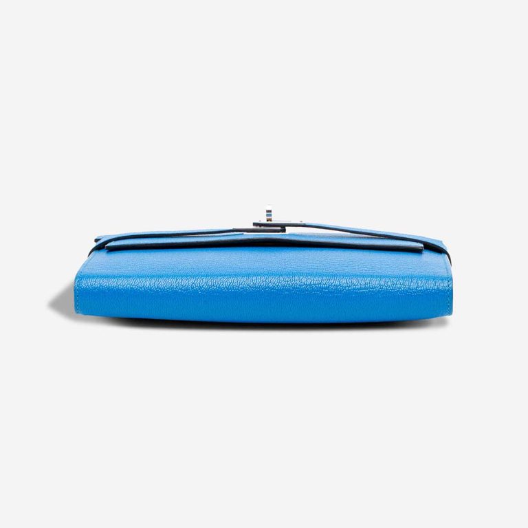 Hermès Kelly Long Wallet Chèvre Mysore Bleu Zanzibar | Sell your designer bag