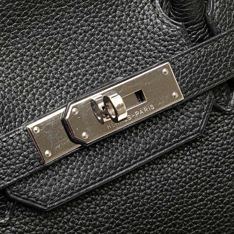 Hermès Birkin 30 Togo Black Front | Sell your designer bag