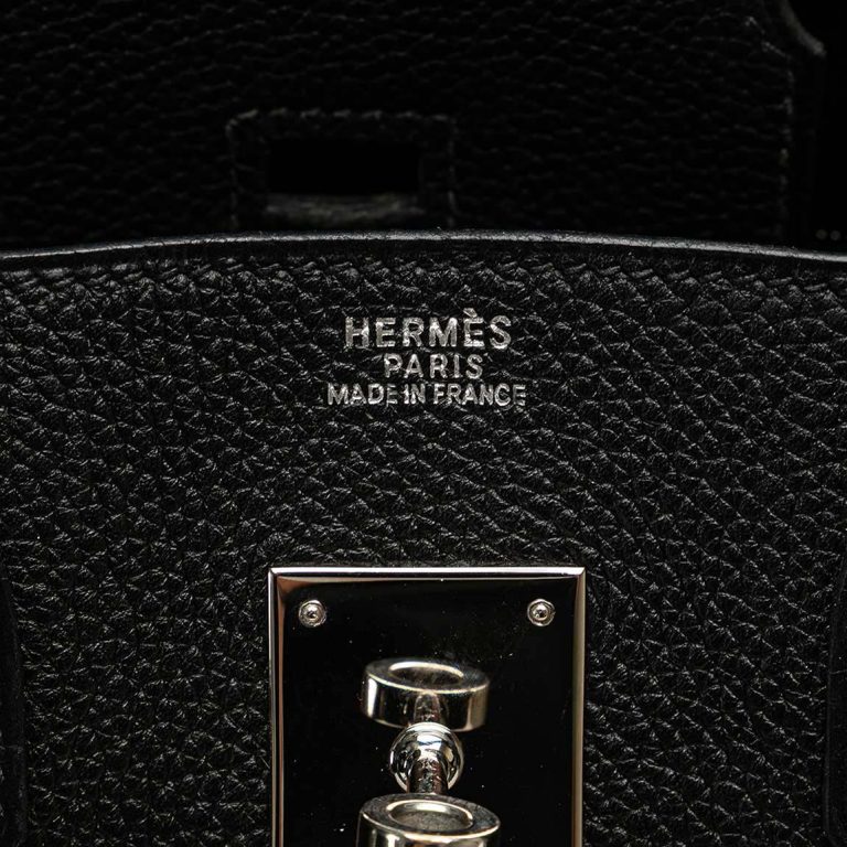 Hermès Birkin 30 Togo Black Logo | Sell your designer bag