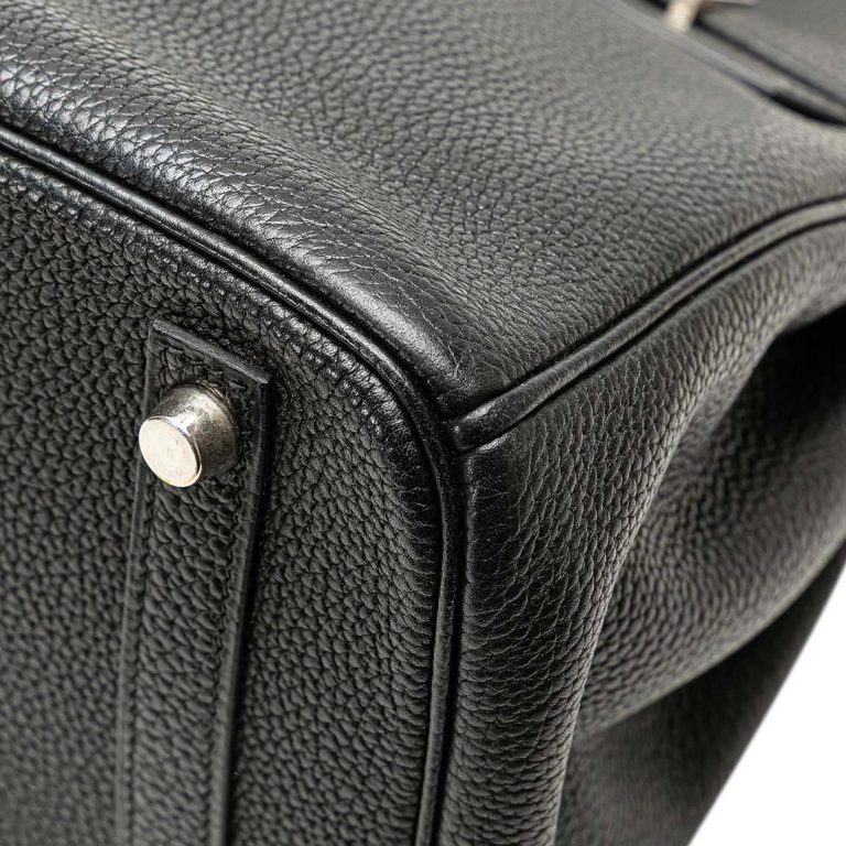 Hermès Birkin 30 Togo Black Signs of wear | Sell your designer bag