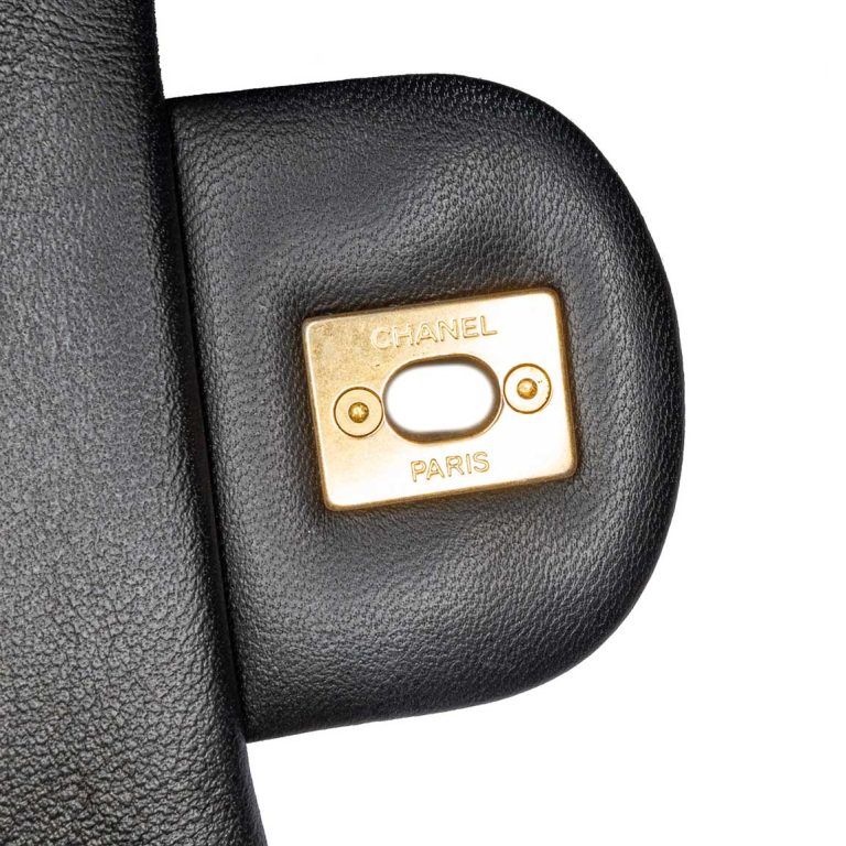 Chanel Timeless Mini Rectangular Lamb Black Signs of wear | Sell your designer bag