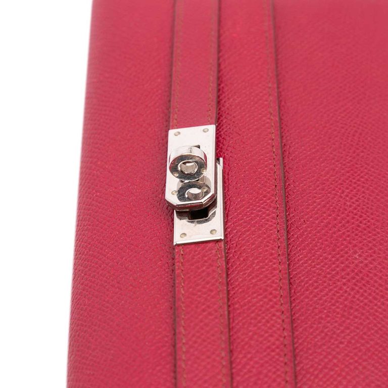 Hermès Kelly Long Wallet Epsom Rubis Front | Sell your designer bag