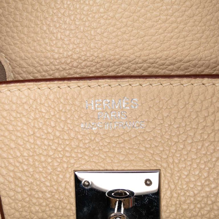 Hermès Birkin 35 Togo Trench Logo | Sell your designer bag