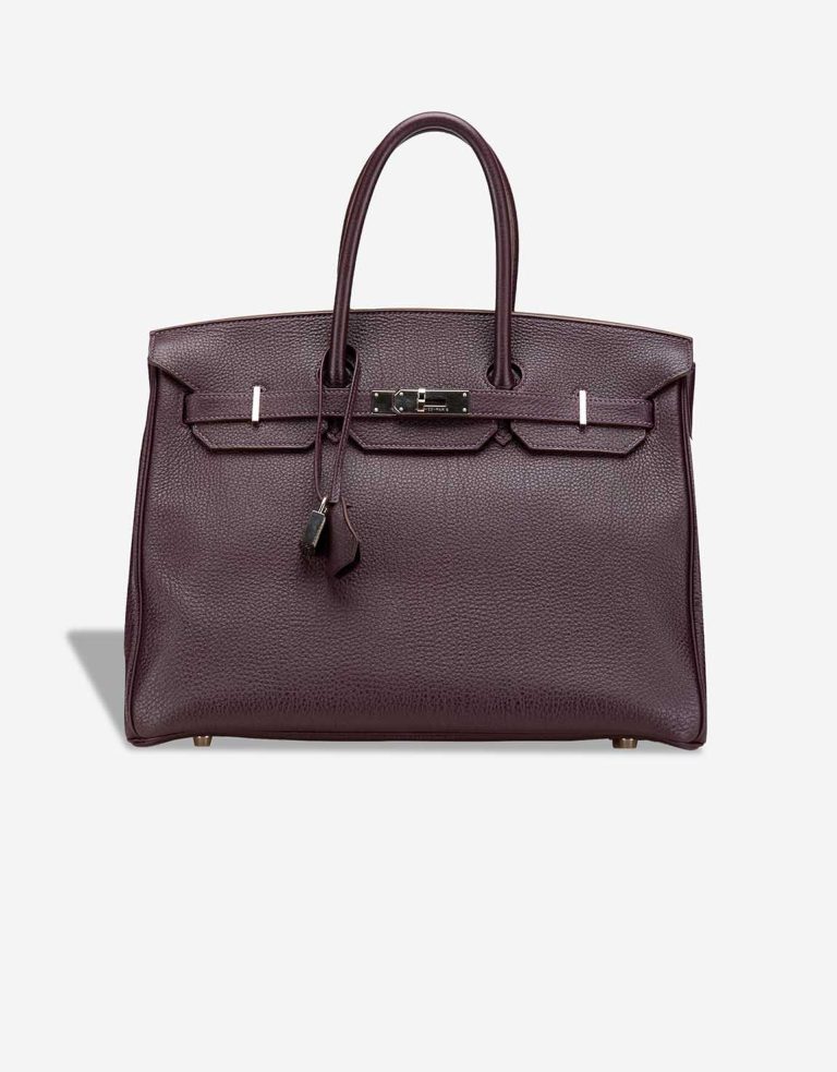 Hermès Birkin 35 Togo Raisin Front | Sell your designer bag
