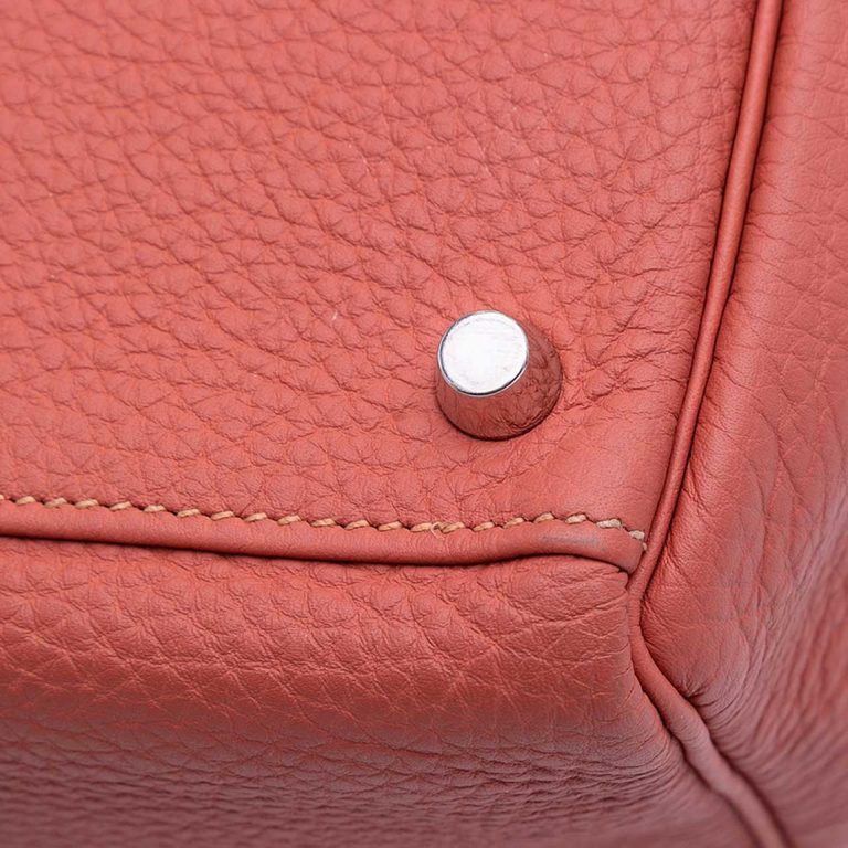 Hermès Kelly 35 Togo Rouge Venitien Signs of wear | Sell your designer bag