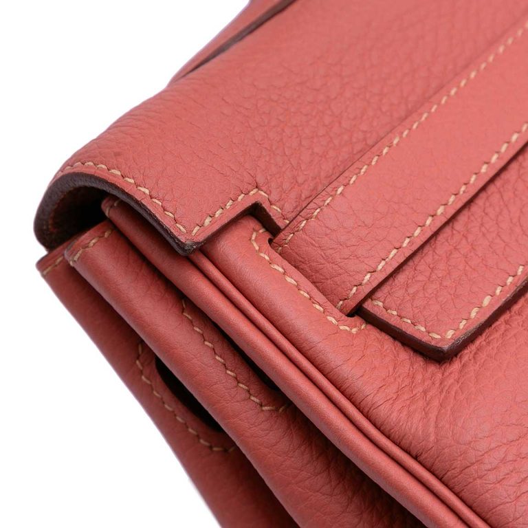 Hermès Kelly 35 Togo Rouge Venitien Signs of wear | Sell your designer bag