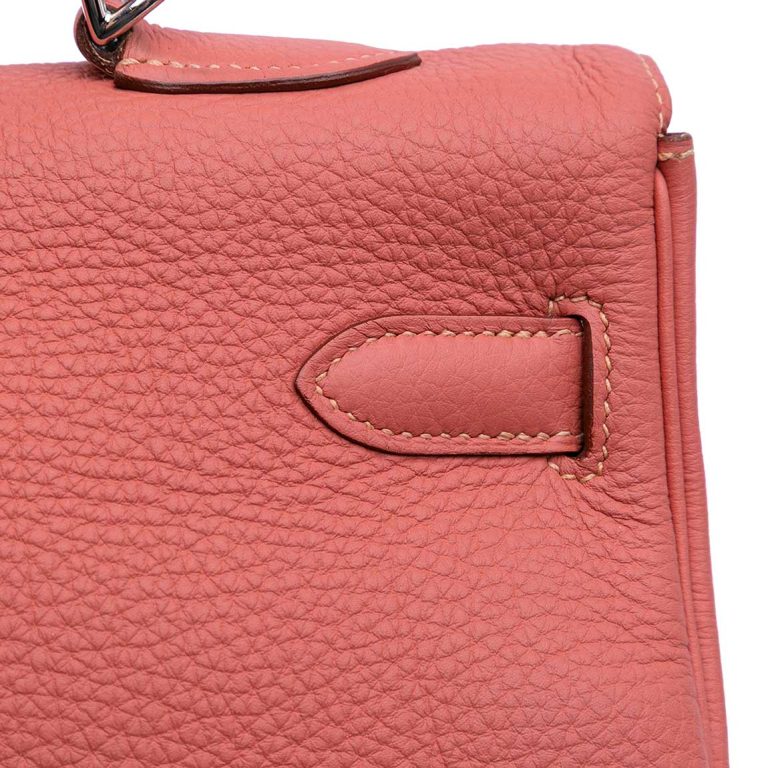 Hermès Kelly 35 Togo Rouge Venitien Signs of wear | Sell your designer bag