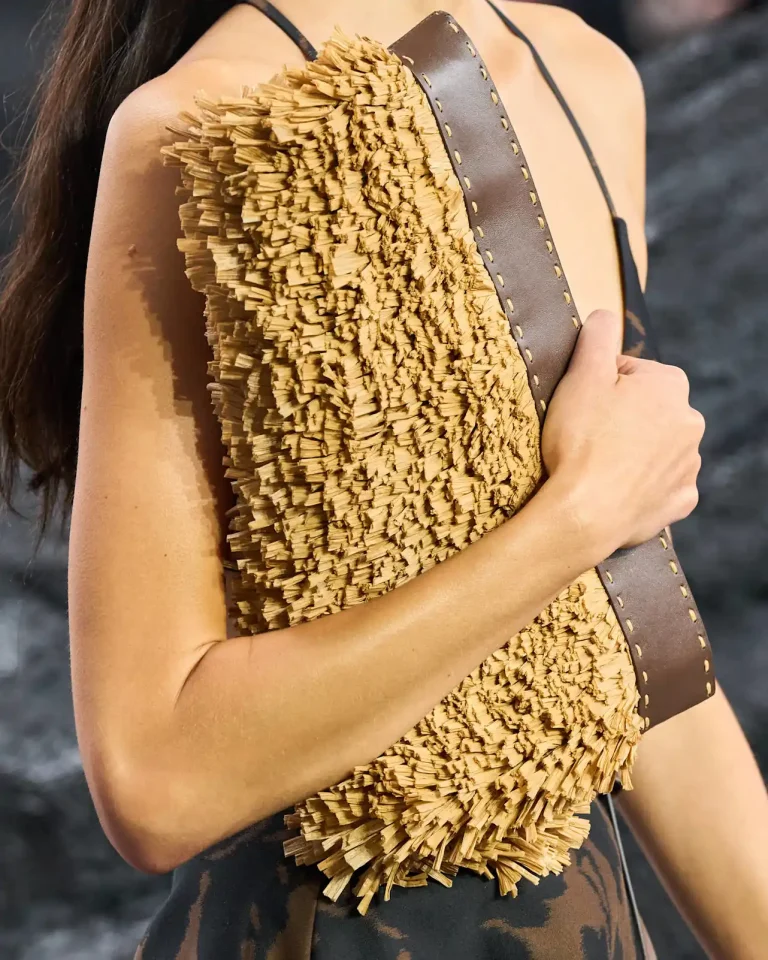 Michael Kors Raffia Clutch | Summer Bag Trends 2025