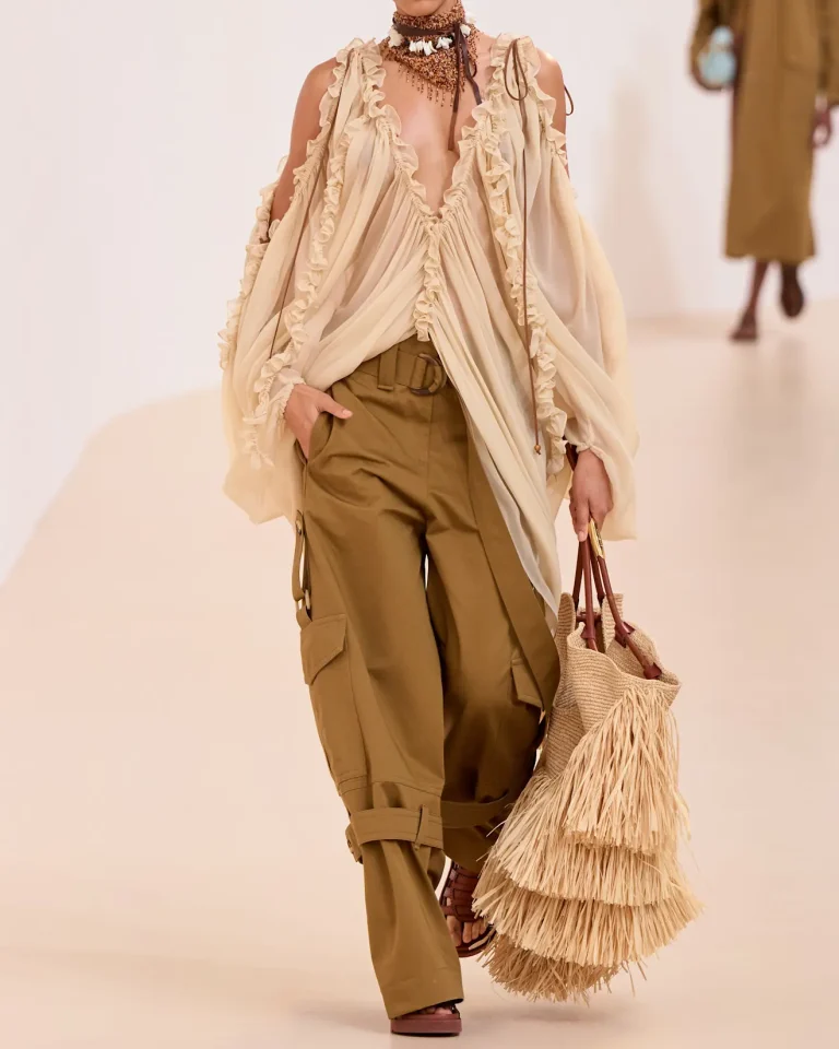 Zimmerman Raffia Tote bag summer 2025