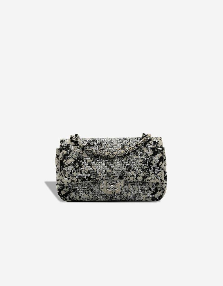 Chanel Timeless Medium Wool Black / Beige / White Front | Sell your designer bag