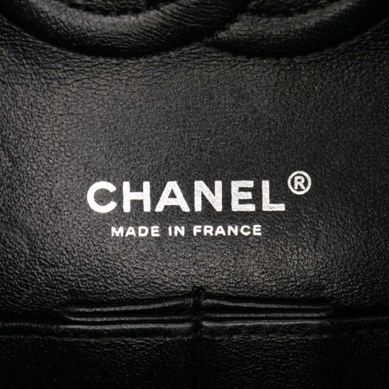 Chanel Timeless Medium Wool Black / Beige / White Logo | Sell your designer bag