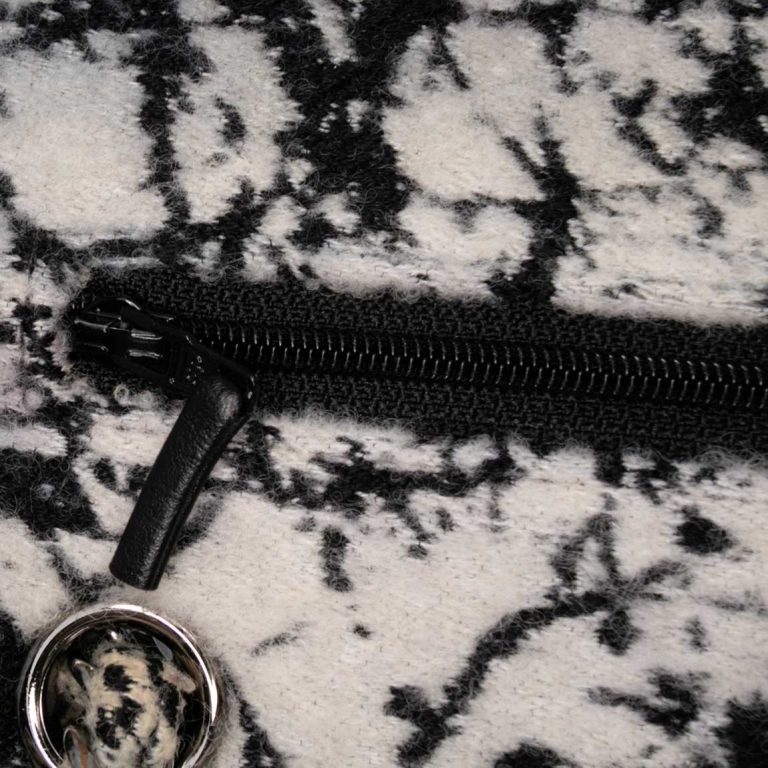 Chanel Timeless Medium Wool Black / Beige / White Signs of wear | Sell your designer bag