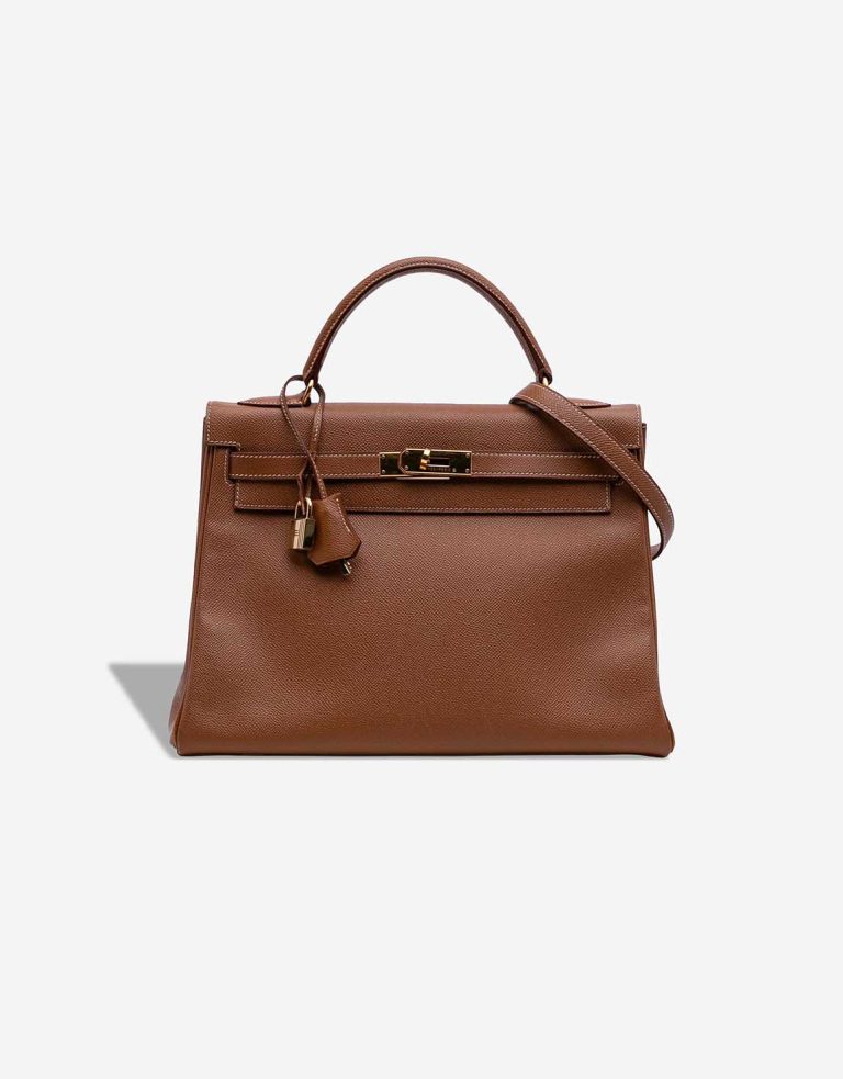 Hermès Kelly 32 Courchevel Noisette Front | Sell your designer bag