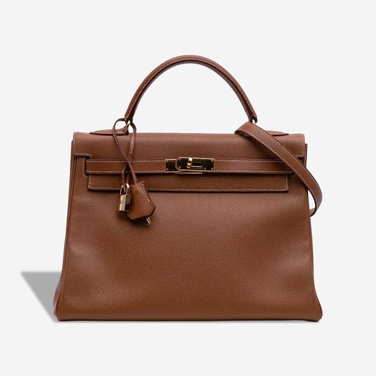 Hermès Kelly 32 Courchevel Noisette Front | Sell your designer bag