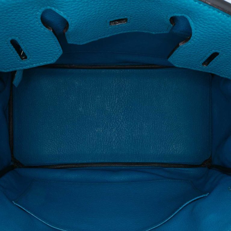 Hermès Birkin 30 Togo Bleu Izmir Inside | Sell your designer bag