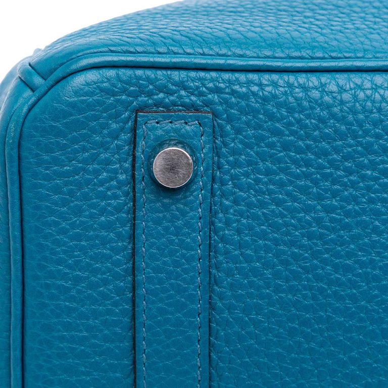 Hermès Birkin 30 Togo Bleu Izmir Signs of wear | Sell your designer bag
