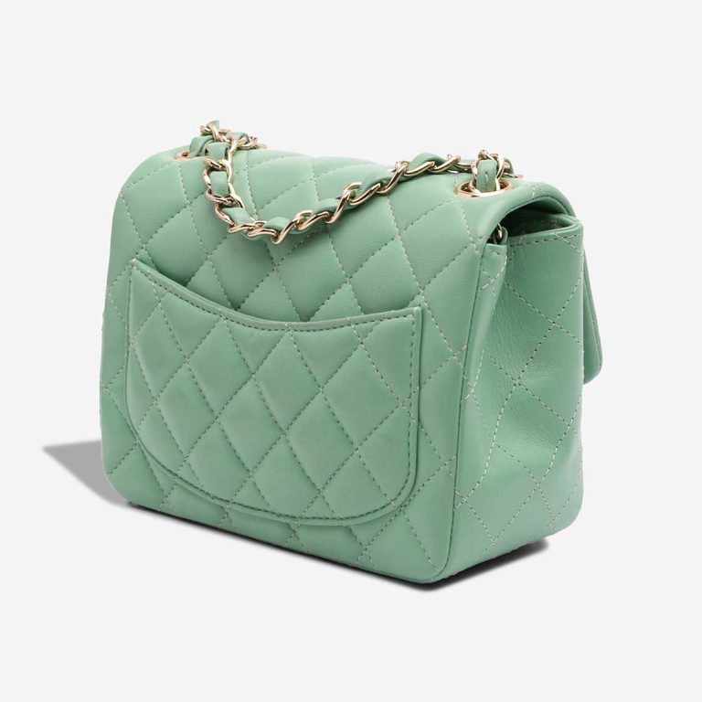 Chanel Timeless Mini Square Lamb Mint | Sell your designer bag