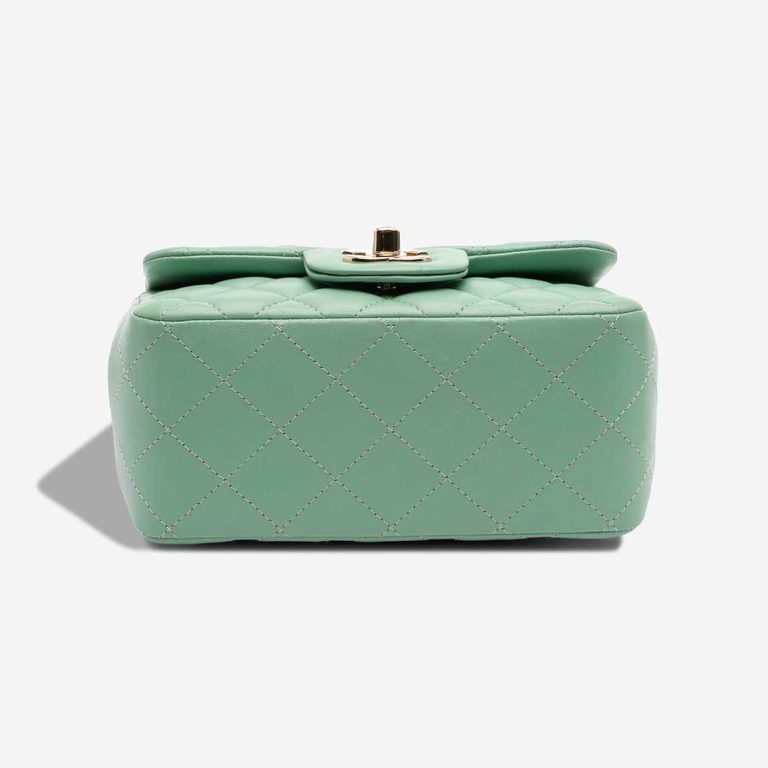 Chanel Timeless Mini Square Lamb Mint | Sell your designer bag