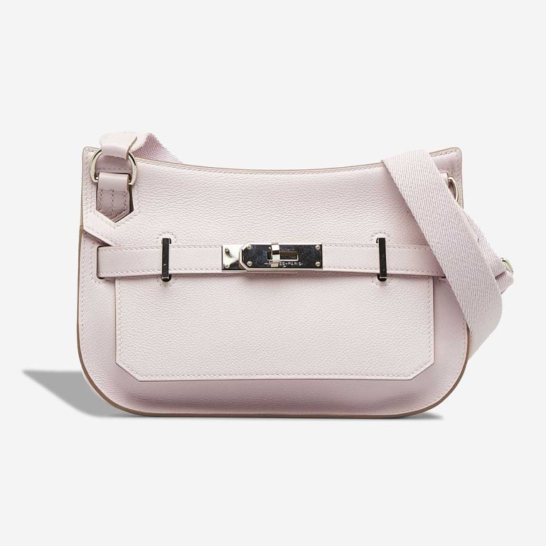 Hermès Jypsière Mini Evercolor Mauve Pâle Front | Sell your designer bag
