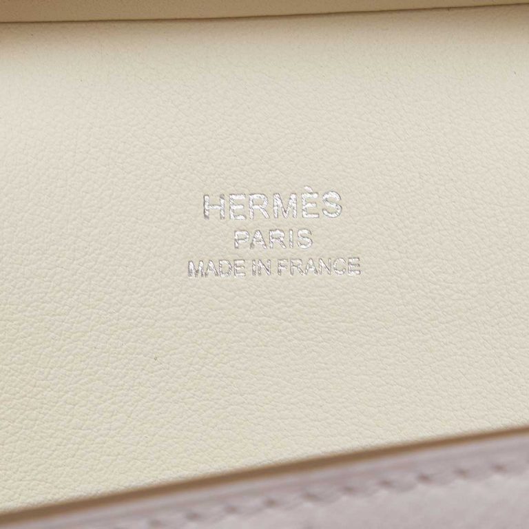 Hermès Jypsière Mini Evercolor Mauve Pâle Logo | Sell your designer bag